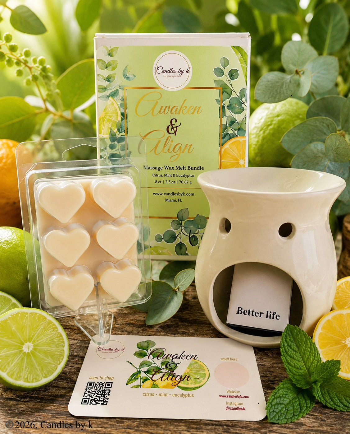 MASSAGE MELTS | Awaken&Align – Candles by k